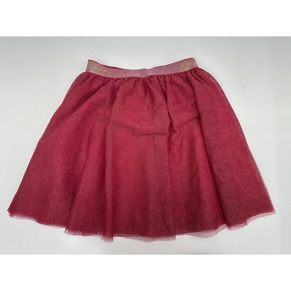 NWTS Girls Gap Kids Pink Shimmer Layered Skirt Size XL 12 - Picture 9 of 12